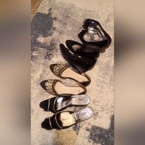 4 pairs shoes all sizes